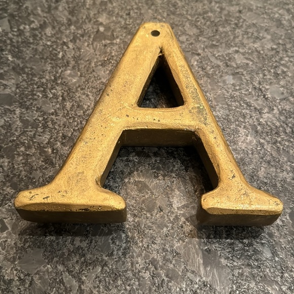 UPPERCASE ALPHABET LETTER A WALL DECOR CRAFT PROJECT - Picture 2 of 2